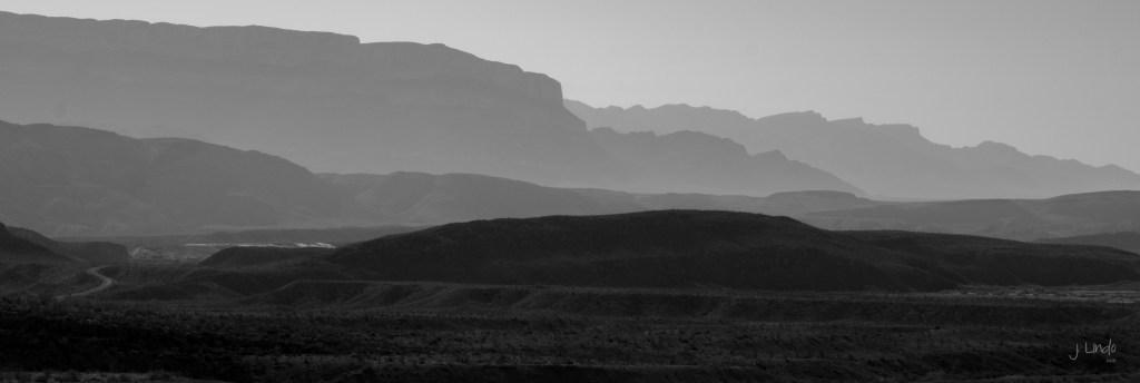 MondayBWmountainrange